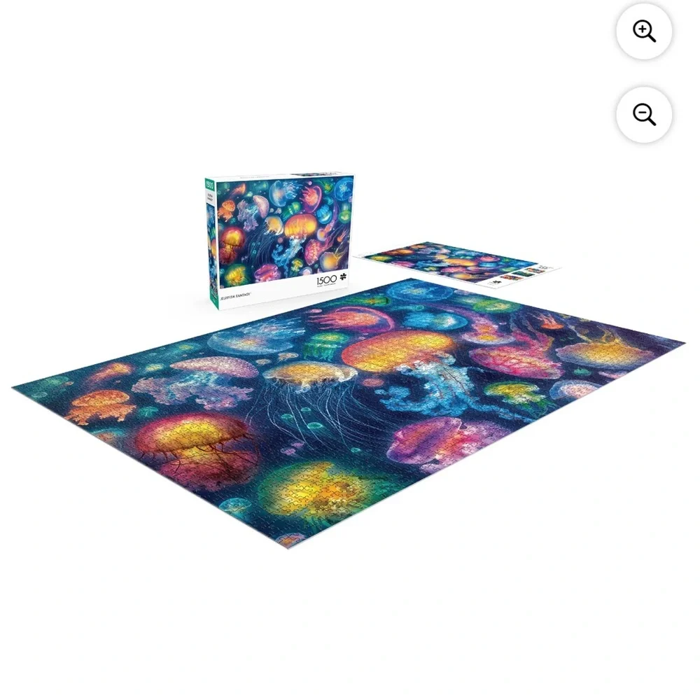 BUFFALO 1500pc colorful jellyfish puzzle